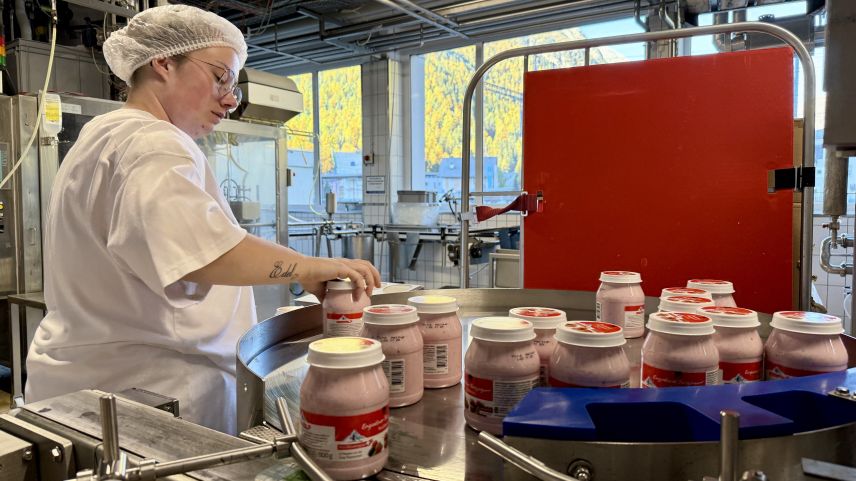 Joghurt ist der Verkaufsschlager der LESA. Foto: Fadrina Hofmann