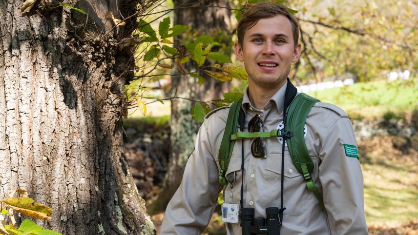 Gian Schmid ist seit August im Einsatz. Foto: Marco Rubin