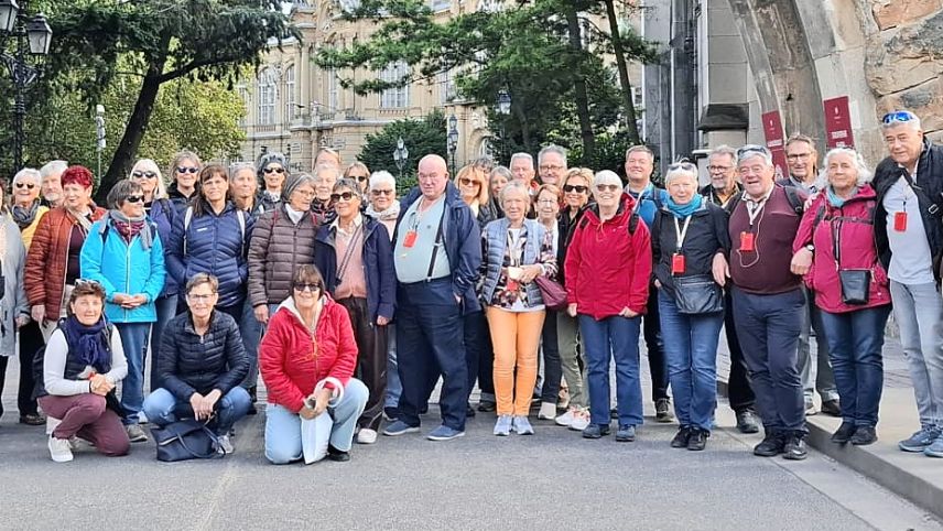 Las chantaduras ed ils chantaduors da l’Engiadina e vallads dal Süd haun passanto ün viedi inschmanchabel a Budapest (fotografia: mad).