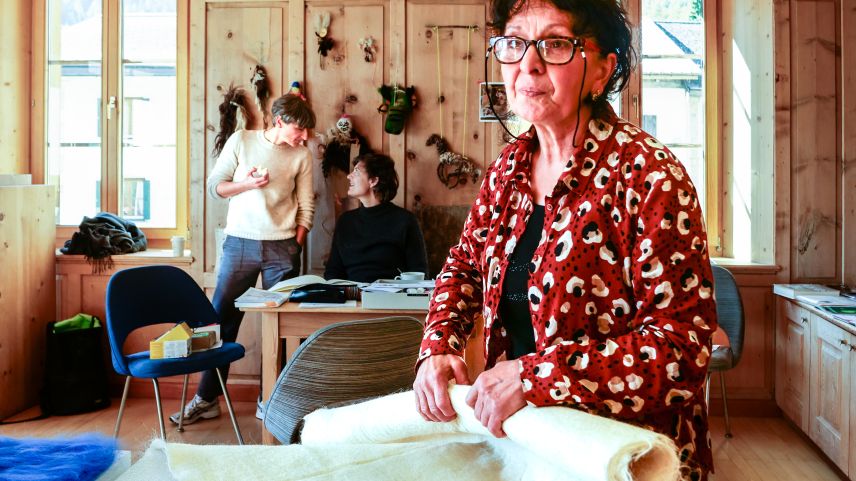 Von links: Esther Schena, Pia Valär und Nana Eliboshvili. 