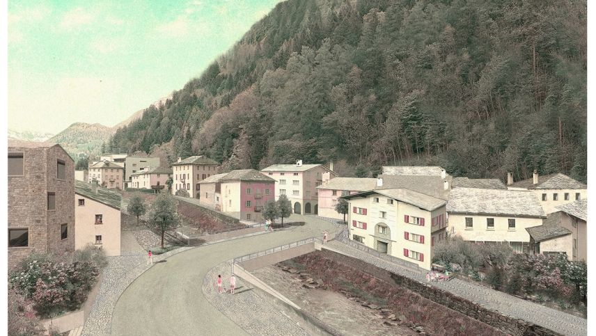 Das Siegerprojekt «Palimpsest» überzeugt mit Zurückhaltung und sorgfältigem Umgang mit dem Bestand. Visualisierung: Rachel Hess