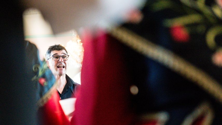 Beispiel Gesangsverein mit Dirigent Curdin Lansel. Archivbild: Jon Duschletta 