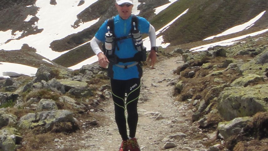 Roberto Rivola bei einer Trainingsheinheit am Suvretta Pass