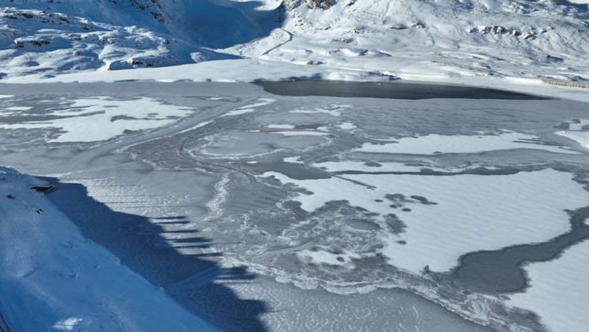 Der Lago Bianco kurz vor dem Bernina Hospiz ist ein beliebter Ausflugsort. Foto: Kantonspolizei Graubünden