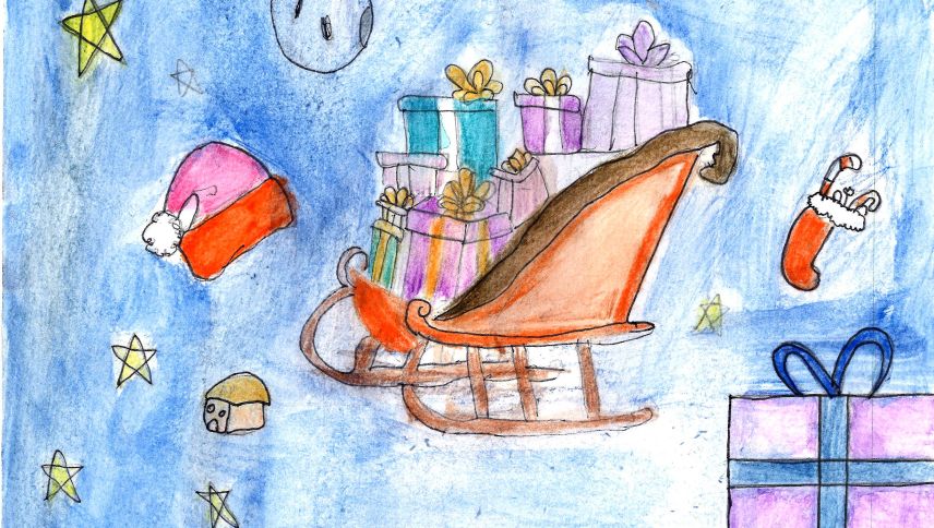 Dies ist eines von 63 Kunstwerken, welches für die Projektion auf das Hotel Cresta Palace zur Auswahl stand. Foto: z.Vfg