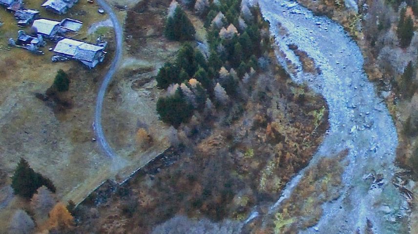 Auenlandschaft im Bergell. Foto: Katharina von Salis