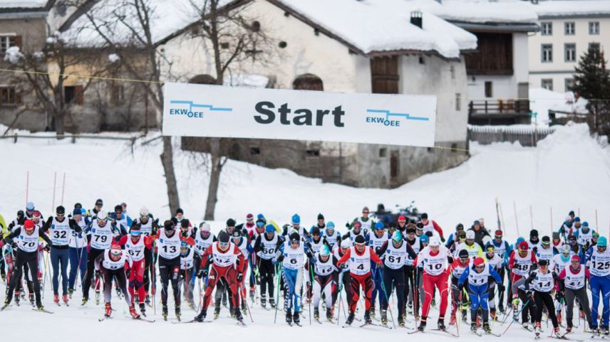 Rund 110 Läuferinnen und Läufer haben am Sonntag am Passlung 2018 von Martina nach Scuol teilgenommen (Foto: Dominik Täuber).