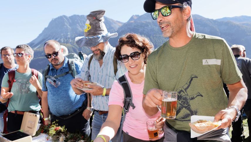 Rund 950 Personen haben Bergbierfestival 2026 teilgenommen (Foto: Dominik Täuber).