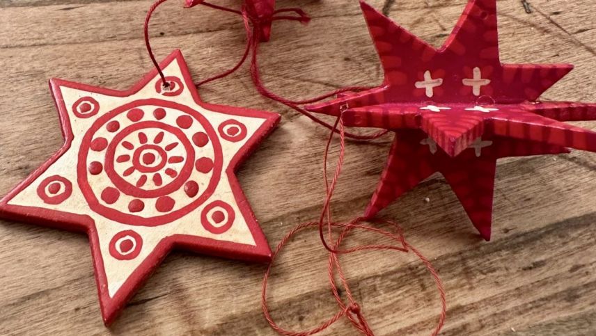 Der traditionelle Christbaumschmuck der Familie Ganzoni. Foto: Riet Ganzoni