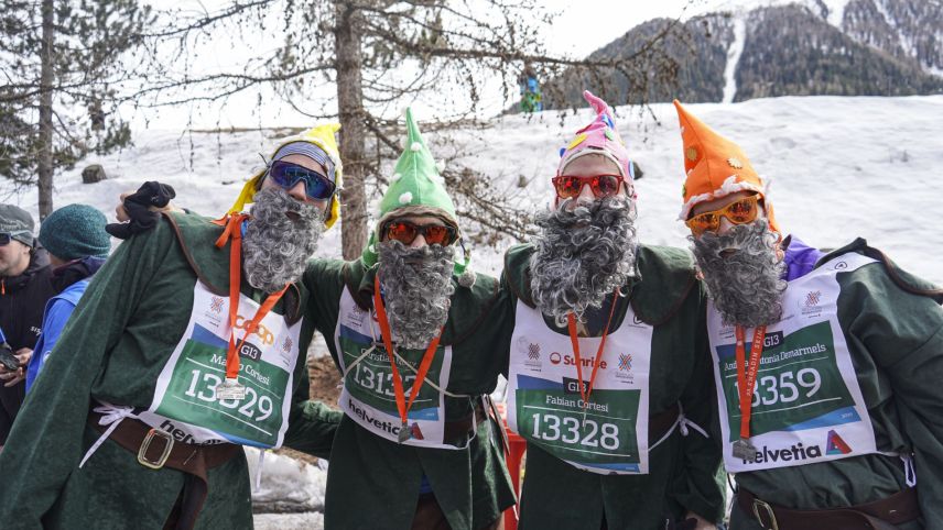 Die vier Zwerge aus Zernez. Foto: Denise Kley