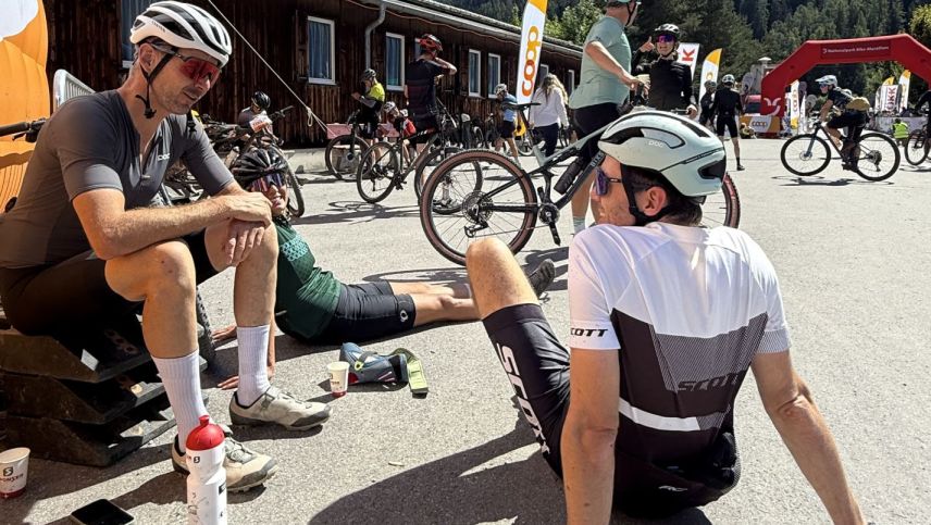 Die verdiente Pause. Foto: Fadrina Hofmann