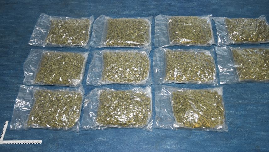 Das sichergestellte Marihuana. Foto: Kantonspolizei Graubünden