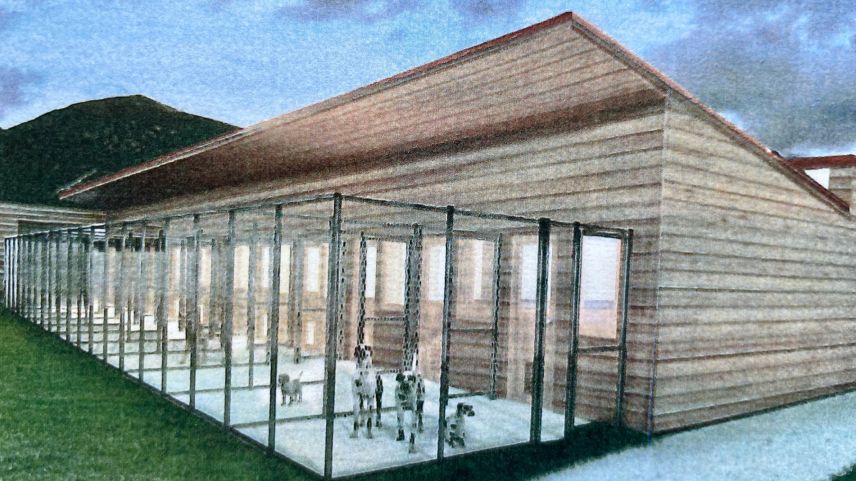 Es bleibt bei der Vision des Tierheims. Visualisierung: Renato Maurizio Architekten