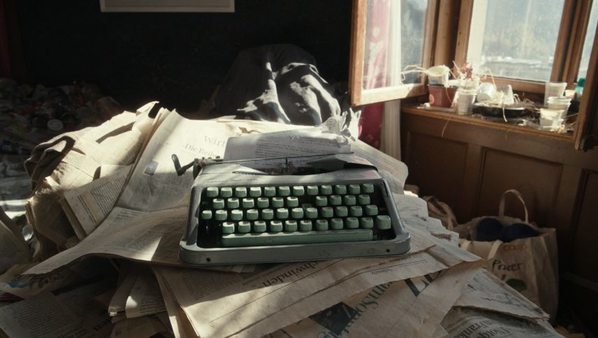 Mit der Schreibmaschine schrieb Haeberli unzählige Briefe an die Behörden. Foto: Holger Jungnickel