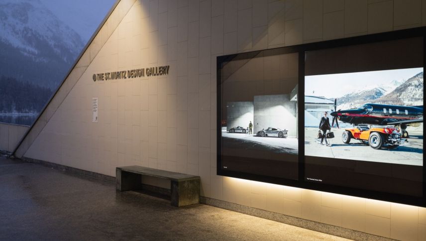 Eindrücke der Fotoausstellung "Drive with me" in der St. Moritz Design Gallery im Parkhaus Serletta. Foto: Fabrizio D'Aloisio 