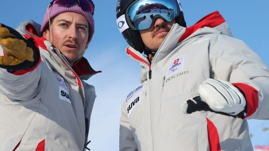 Theo Gmür rechts im Bild. Foto: Marcus Hartmann