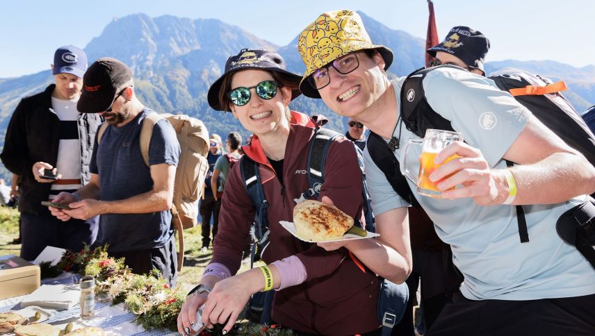 Rund 950 Personen haben Bergbierfestival 2026 teilgenommen (Foto: Dominik Täuber).