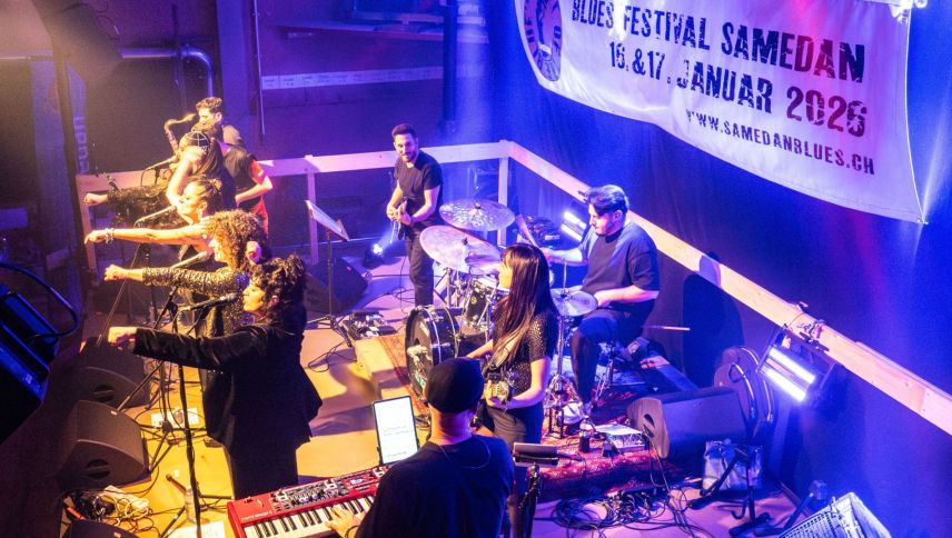 Die italienische Formation «Soul Circus». Foto: Jon Duschletta