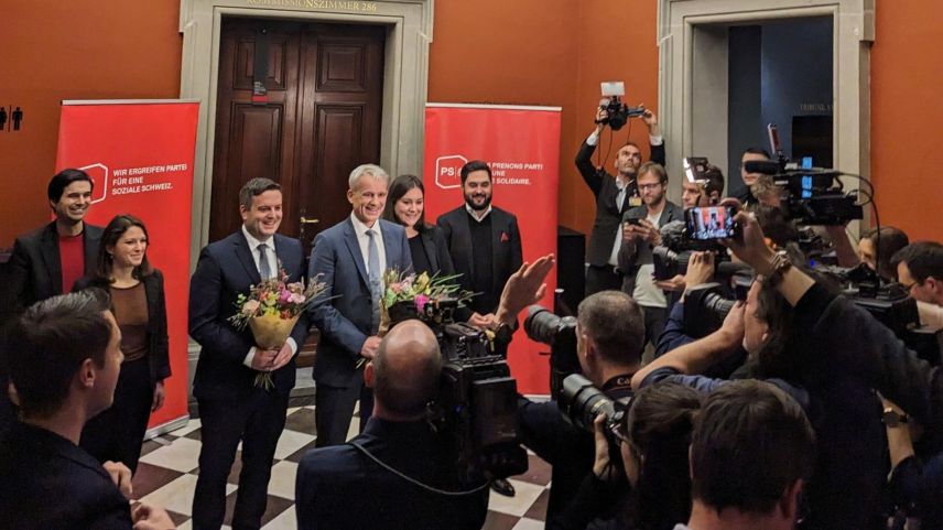Jon Pult und Beat Jans werden von der Bundeshausfraktion der SP Schweiz zur Wahl vorgeschlagen. Foto: SP Schweiz