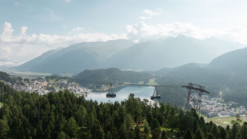 Ab in die Höhe, schien das Credo diesen Sommer zu lauten. Foto: Engadin St. Moritz Mountains AG