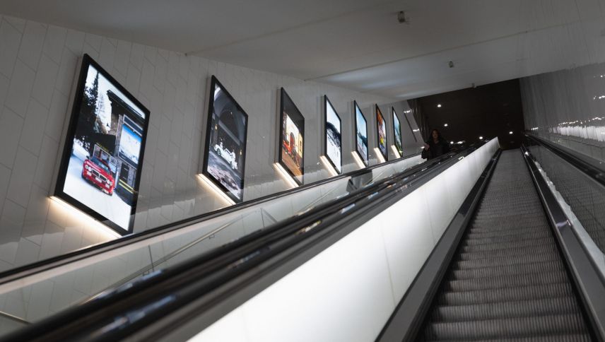 Eindrücke der Fotoausstellung "Drive with me" in der St. Moritz Design Gallery im Parkhaus Serletta. Foto: Fabrizio D'Aloisio 