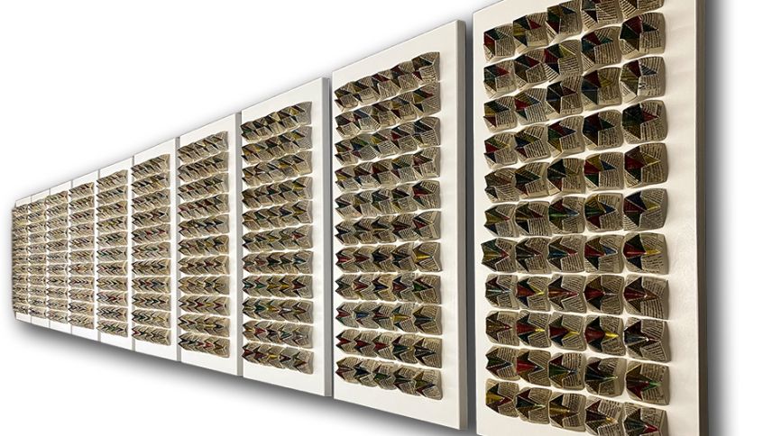 Das fertige Werk "Himmel und Hölle".  Foto: Ernestina Abbühl