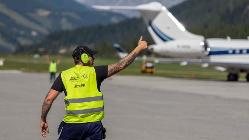 Grünes Licht für die Erneuerung des Flughafens Samedan (Foto: Andrea Furger/Airport Engiadina)