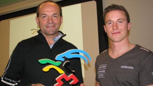Gian Gilli e Nevin Galmarini s’allegressan scha’ls gös olimpics 2022 gnissan realisats in Grischun.