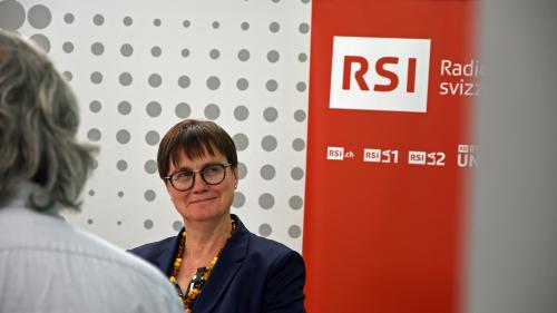 La presidenta actuala dal Grond cussagl, Aita Zanetti (AdC) es gnüda reeletta cun ün resultat remarchabel sco grond cusgliera da Suot Tasna (fotografia: Nicolo Bass).