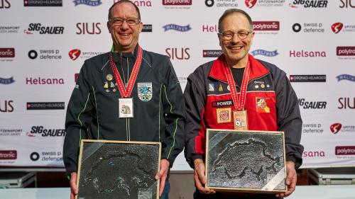 Silbermedaillengewinner Silvio Städler und Bronzemedaillengewinner Giorgio Murbach. Foto: Pressebild