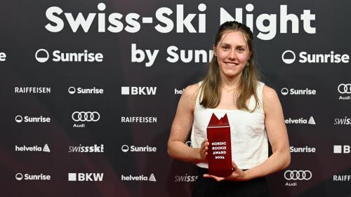 Marina Kälin, Nordic Rookie des Jahres 2023/24 von SwissSki. Foto: SwissSki
