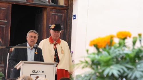 Il cusglier federal Ignazio Cassis ha tgnü il pled dals prüms avuost a Guarda (fotografia: Nicolo Bass).