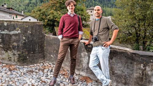 Dario Veréb (links) und Mayk Wendt sind ein eingespieltes Team, wenn es um die Wahl des richtigen Bildes geht. Fotos: Barbara Esther 