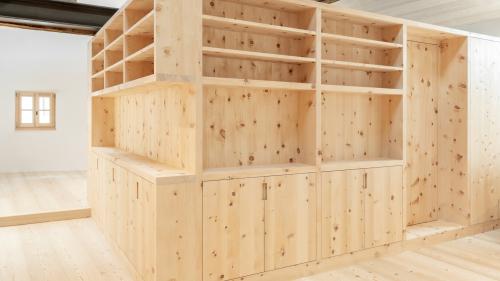 Cun quist cubus ha la Falegnamaria Curdin Müller SA guadagnà il prüm premi (fotografia: schi.ke architektur).