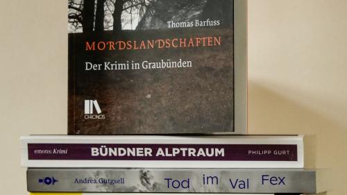 Der Churer Autor Thomas Barfuss ist mit «Mordslandschaften» den Bündner Mordsgeschichten und -regionen gefolgt. Foto: Jon Duschletta