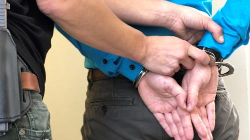 Symbolbild Verhaftung. Bild: Kantonspolizei Graubünden