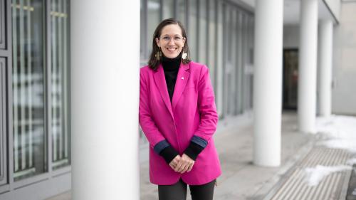 Nora Saratz Cazin ist wiedergewählt worden (Foto: Mayk Wendt). 