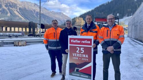 Christian Florin, Mario Cavigelli, Renato Fasciati, Gilbert Zimmermann. Foto: Fadrina Hofmann