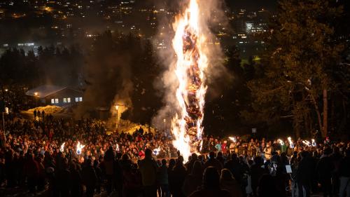 Ün'attracziun per indigens e giasts. fotografia: Dominik Täuber