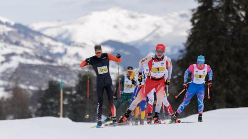 Marchet Nesa aus Scuol (Nr. 5) erreicht den zweiten Rang beim Passlung Martina-Scuol (Foto: Dominik Täuber). 
