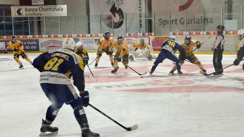 Der CdH Engiadina verliert auch das zweite Spiel. Am Samstag kommt es zum dritten Spiel in Dürnten (Foto: Nicolo Bass)