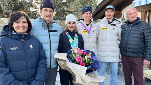 Nina Cantieni kehrte mit drei Medaillen von der Jugendolympiade zurück. Foto: z.Vfg.
