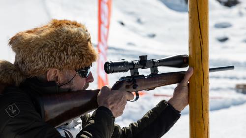 Am vergangenen Wochenende fand in Silvaplana die Jäger-WM statt. Am Freitag stand das Schiessen auf dem Programm. Foto: Silvaplana Tourismus/Fabian Gattlen