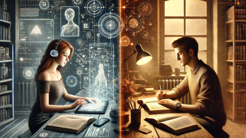 Die Zahl der Studierenden mit Wohnsitz ausserhalb Graubündens stieg um zwei Prozent. Foto: Chatgpt