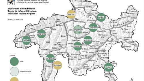 Karte: Amt für Jagd und Fischerei Graubünden