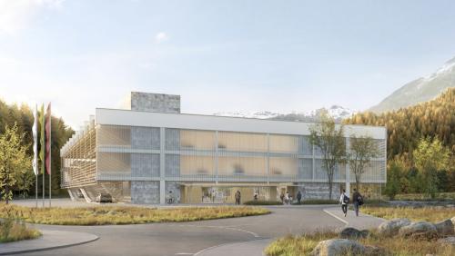 Visualisierung des Projekts Islas. Foto: Gemeinde St. Moritz