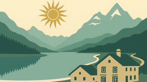 "Gemeinde ist Gemeinschaft" - Wie zufrieden ist die Bevölkerung im Engadin mit ihrer Gemeinde? Machen Sie mit bei unserer Umfrage. Illustration: ChatGPT