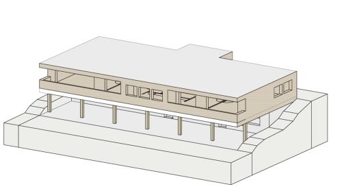 Visualisaziun dal stabilimaint per la nouva canorta (visualisaziun: Cumün da Scuol).