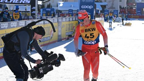Hat gut lachen: Roman Alder schafft im Einzelsprint den Finaleinzug. Foto: Sina Margadant