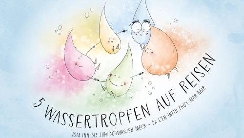 Mit den fünf reiselustigen Wassertröpfchen will Autor Alfred A. Weber Kindern das Wunder der Wasserwege vermitteln und so schon früh auch die Wertschätzung für die Ressource Wasser stärken. Foto Cover: Gammeter Media AG